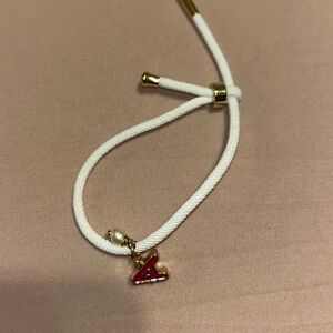 Initial letter A bracelet